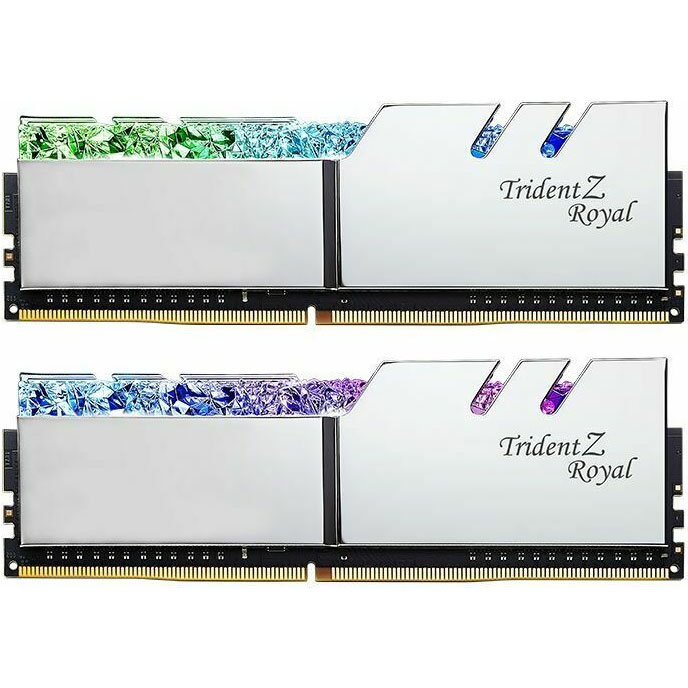 Memorie Trident Z Royal Silver 32GB (2x16GB) DDR4 3600MHz CL18 Dual Channel Kit