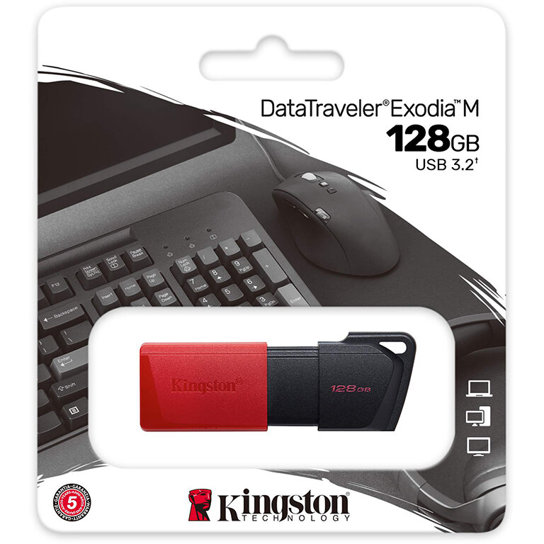 Memorie USB 128GB DTXM 3.2 Rosu-Negru