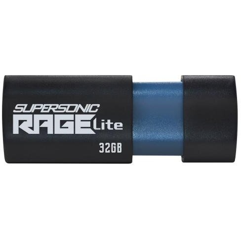 Memorie USB 3.2 Supersonic Rage Lite 32GB Protectie Slide Negru