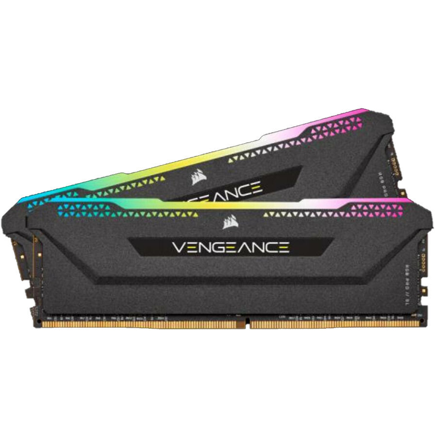 Memorie Vengeance RGB Pro SL Black 32GB (2x16GB) DDR4 3200MHz CL16 1.35V Dual Channel Kit