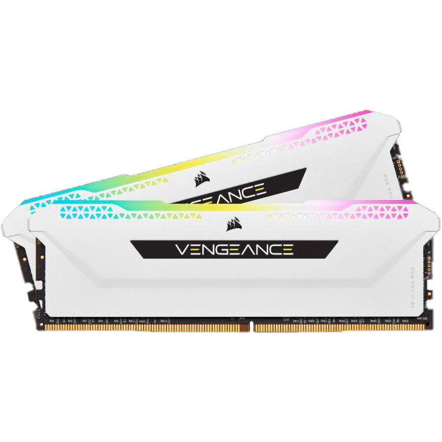Memorie Vengeance RGB Pro SL White 32GB (2x16GB) DDR4 3200MHz CL16 1.35V Dual Channel Kit