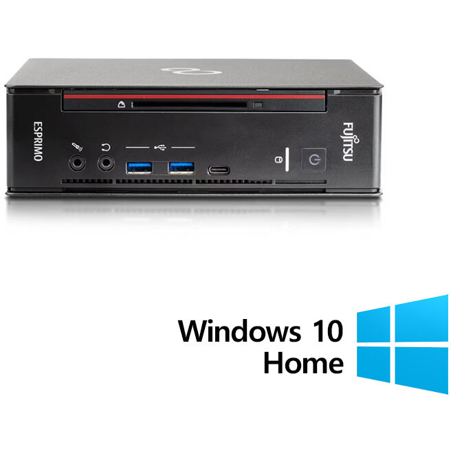 Mini PC Refurbished Q958 Intel Core i5-8400 8GB 256GB SSD Windows 10 Home Black