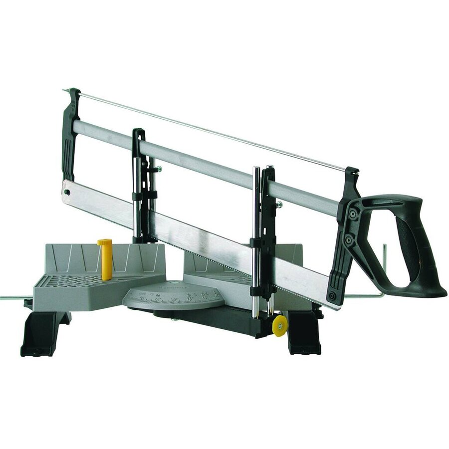 mitre box metal, 560mm, with mitre saw (grey)