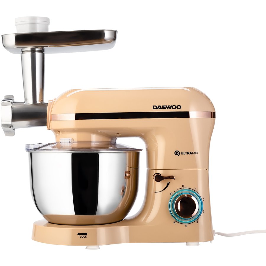 Mixer cu bol DHM200MGC 5.5 Litri 6 viteze 2000W Crem