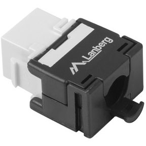 Modul RJ45 UTP Cat 5E Black White