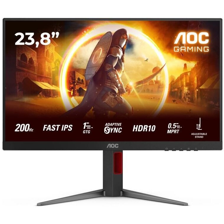 Monitor 24G4HA   23.8inch  Fast IPS  Full HD   200Hz HDR10  G-Sync  1x DisplayPort  1 x headphone  2xHDMI2.0 Negru