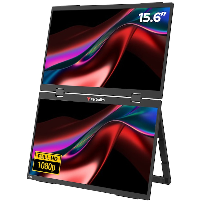 Monitor Dual Portabil 32403 Essentials IPS 15.6Inch  FHD 16:9 Negru