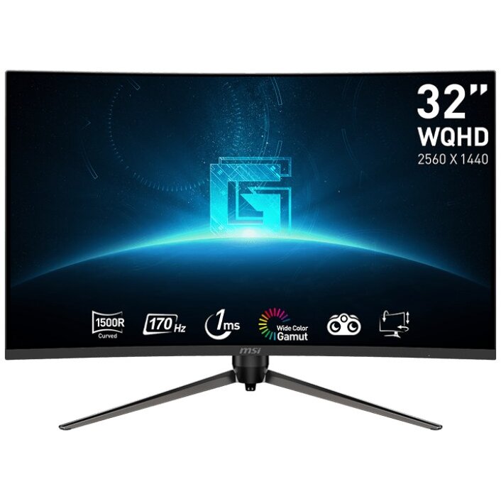 Monitor G32CQ5P  31.5inch  Wide Quad HD LCD Curbat 170Hz Negru