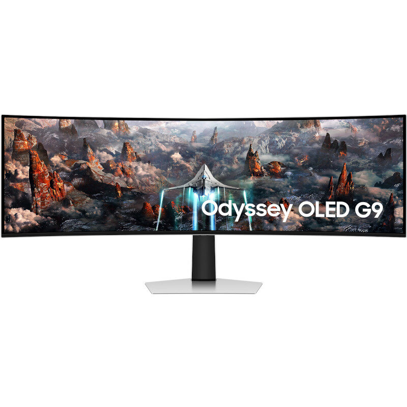 Monitor Gaming Odyssey OLED G9 G93SC LS49CG934SUXEN Curbat 49inch DQHD OLED 0.03ms 240Hz HDR FreeSync Gri