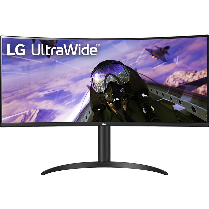 Monitor LED Gaming Curbat UltraWide 34WP65CP-B 34 inch UWQHD VA 5ms 160Hz Black