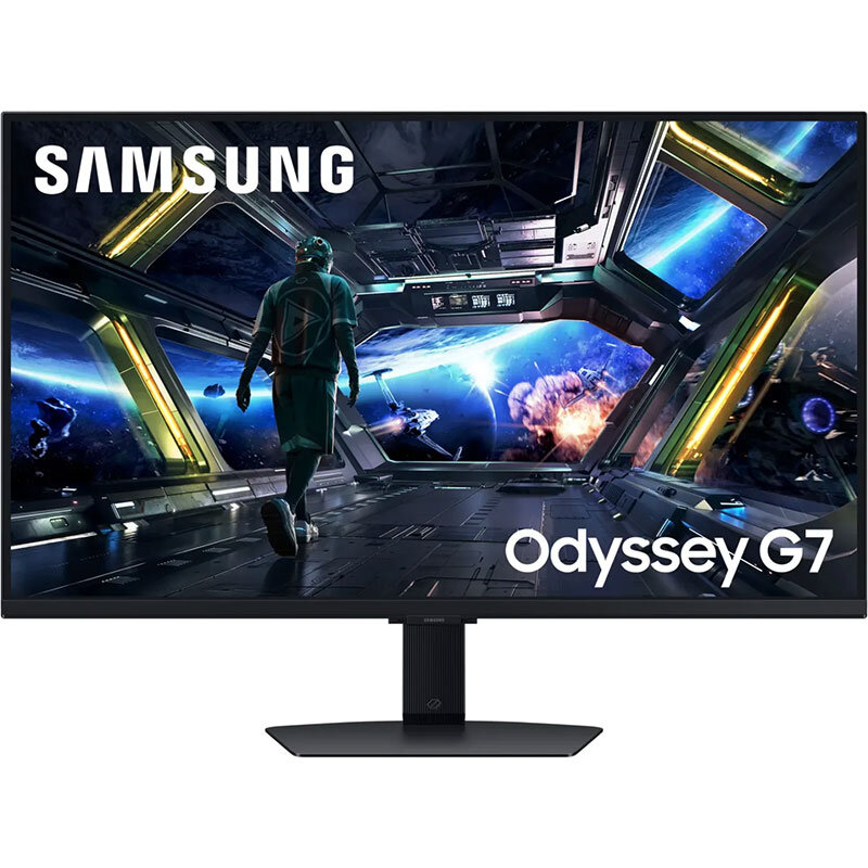 Monitor LED Gaming Odyssey G7 G70D LS27DG702EUXDU 27 inch UHD 4K IPS 1ms 144Hz Black
