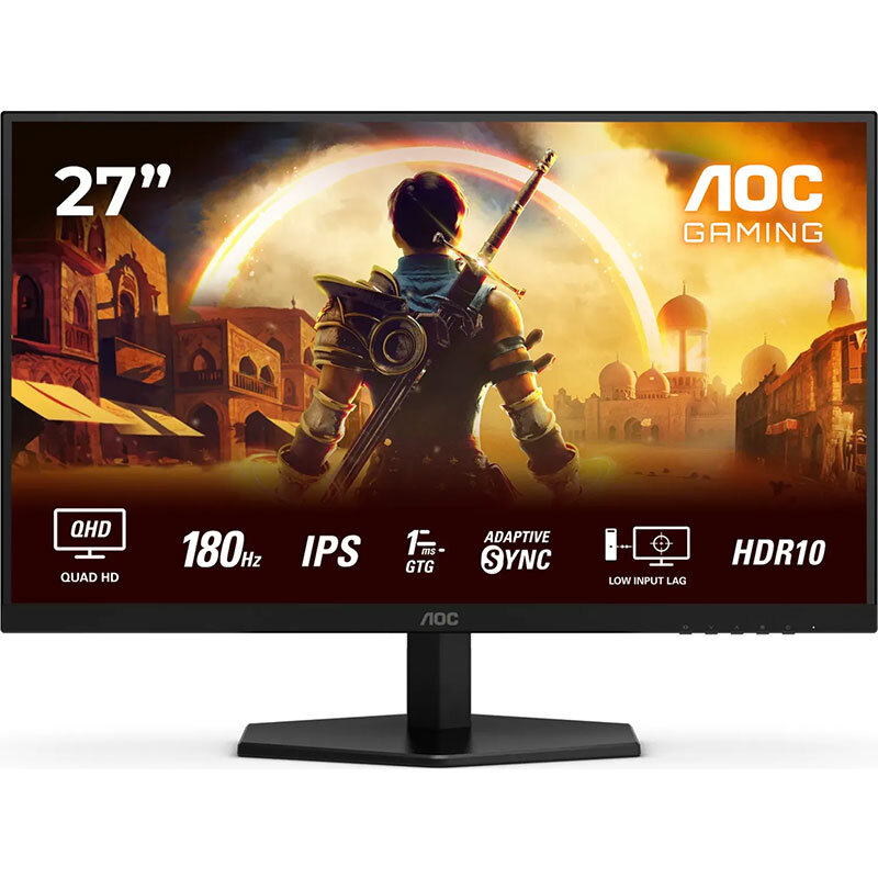 Monitor LED Gaming Q27G42XE 27 inch QHD IPS 1ms 180Hz Black