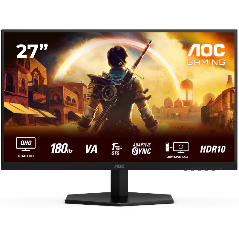 Monitor LED Gaming Q27G42XNE 27 inch QHD VA 0.5ms 180Hz Black