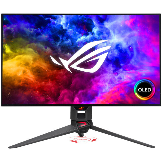 Monitor OLED Gaming ROG Swift PG27AQDM 27 inch QHD 0.03ms 240Hz Black