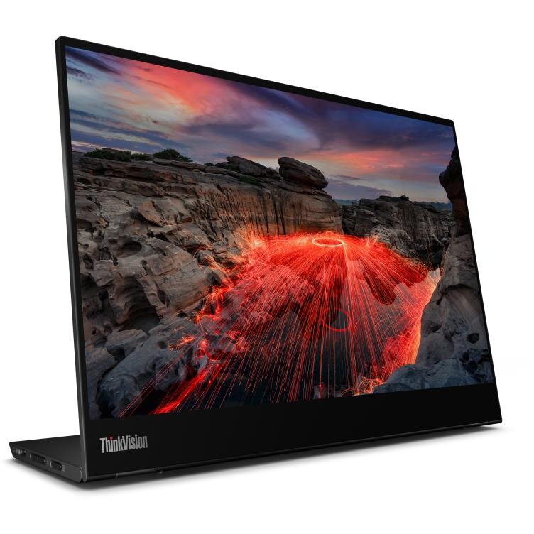 Monitor ThinkVision M14t Gen 2 LED 14inch Touchscreen  Negru