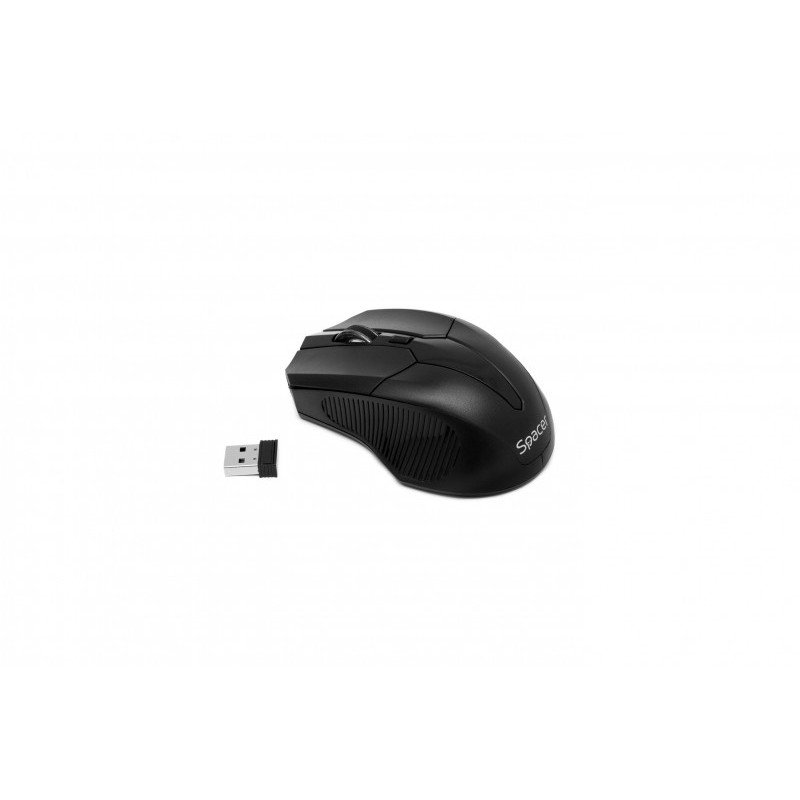 Mouse 2.4GHz 4D 800/1200/1600dpi negru SPMO-W02