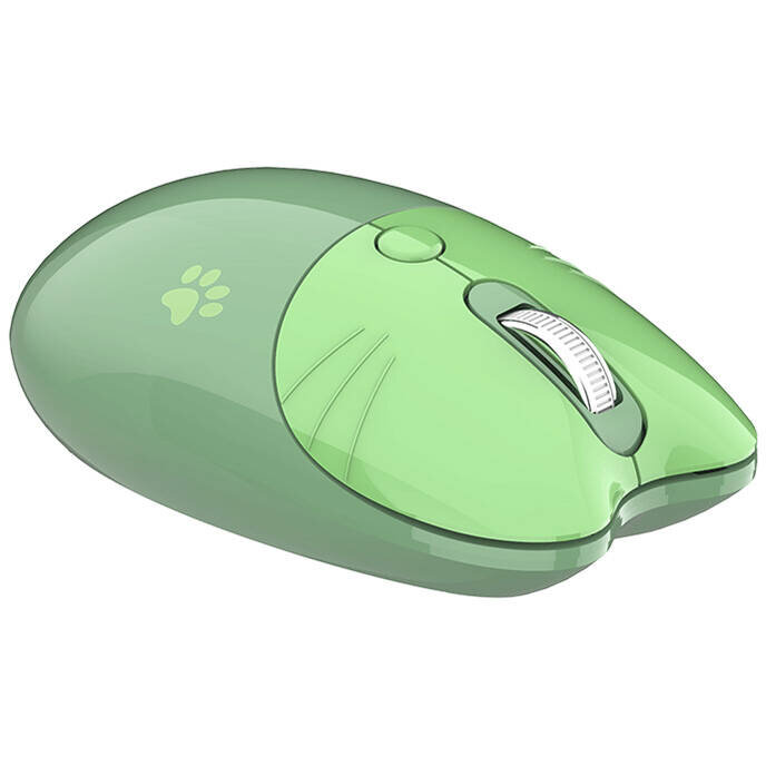 Mouse M3DM, Bluetooth 4.0, 2.4G, 1600 DPI, Verde