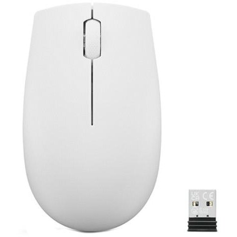 Mouse Optic 300 Wireless 2.4Ghz Compact 1000DPI Alb Gri