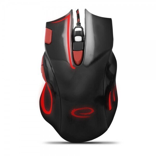 Mouse Optic Gaming Hawk EGM401KR 2400Dpi 1.5M Usb Negru/Rosu