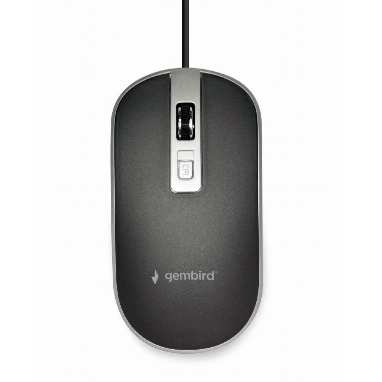 Mouse Optic MUS-4B-06-BS USB Negru/Argintiu