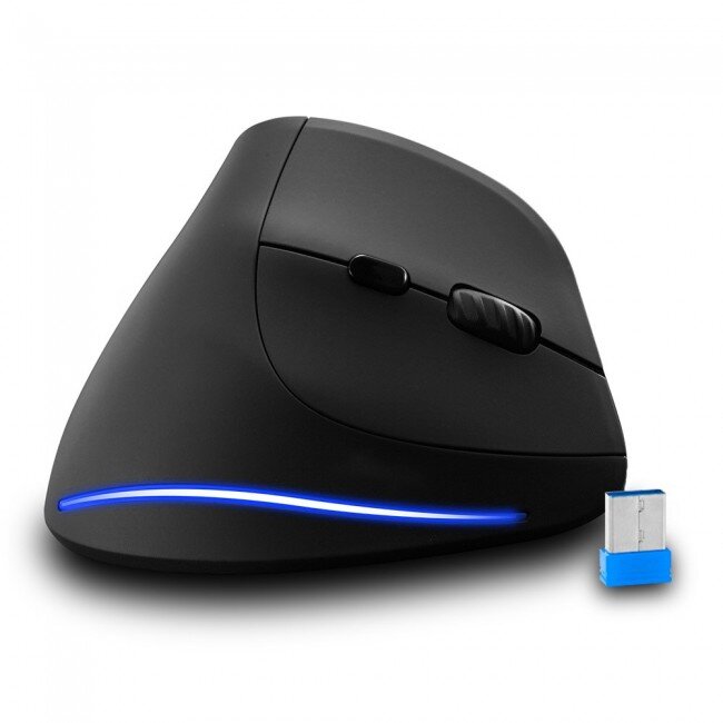 Mouse Vertic Wireless Negru