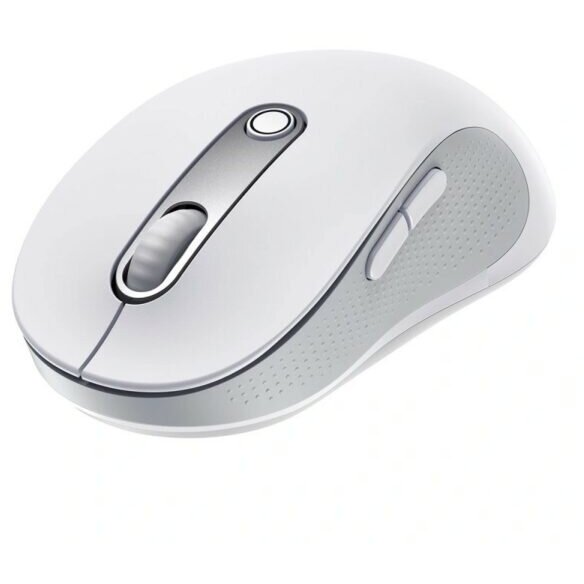 Mouse Wireless F02 PC Sau NB 2.4GHz Si Bluetooth Optic 800/ 1200/1600dpi Butoane/Scroll 4/1 Alb