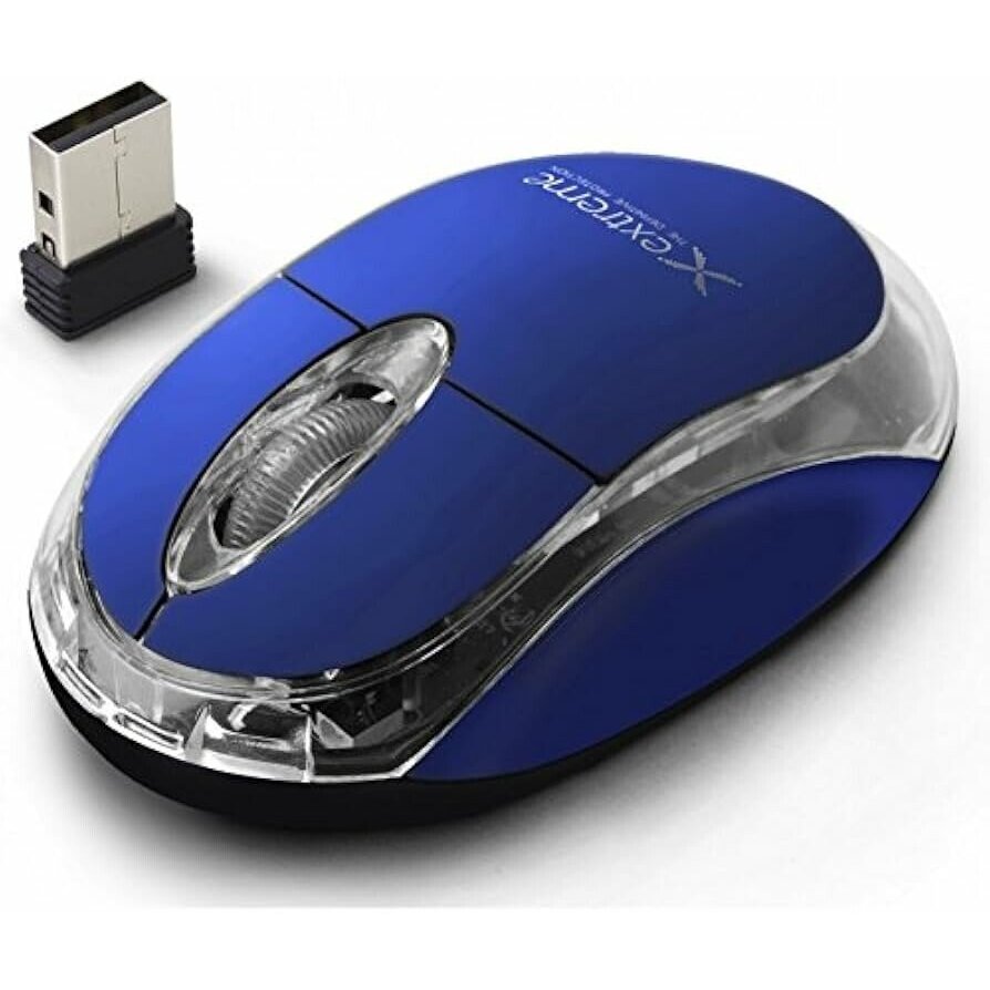 Mouse Wireless Harrier XM105B 2.4GHz 1000DPI Albastru