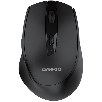 MOUSE WIRELESS REINCARCABIL USB-C NEGRU OMEGA