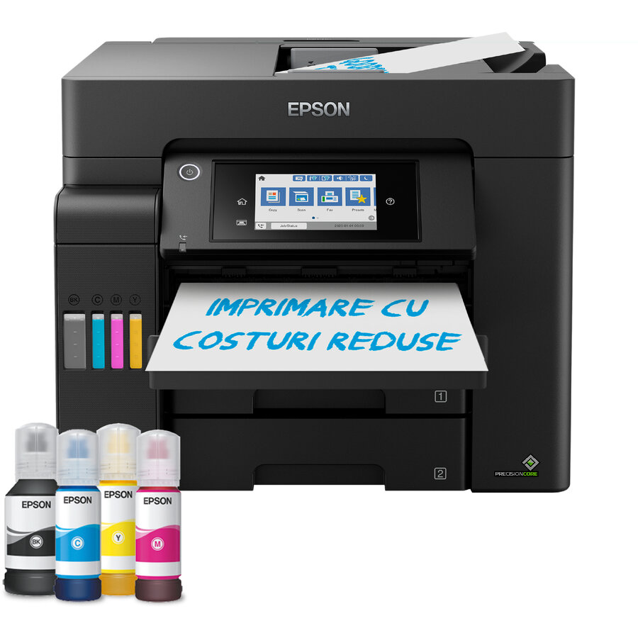 Multifunctionala EcoTank L6550 Inkjet CISS Color A4 Duplex Retea Wi-Fi