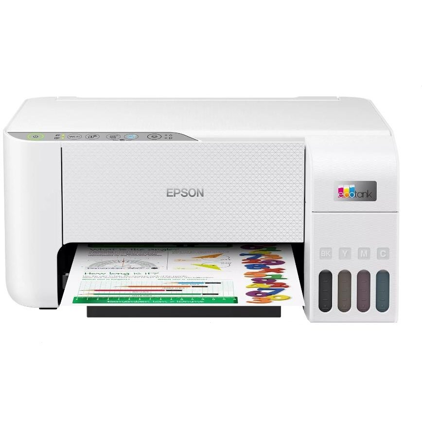 Multifunctionala Inkjet Color EcoTank L3276 10PPM Printare Copiere Scanare WiFi Format A4 Alb