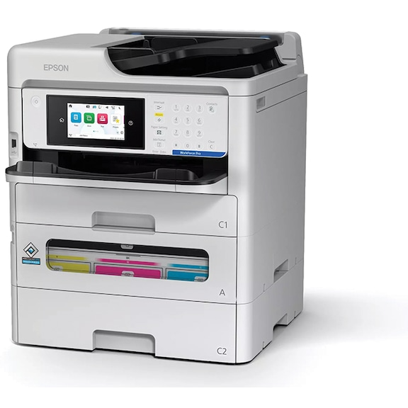 Multifunctionala Inkjet Color WorkForce Pro EM-C800RDWF Format A4 Copiere Scanare Fax USB Ethernet  WiFi Alb