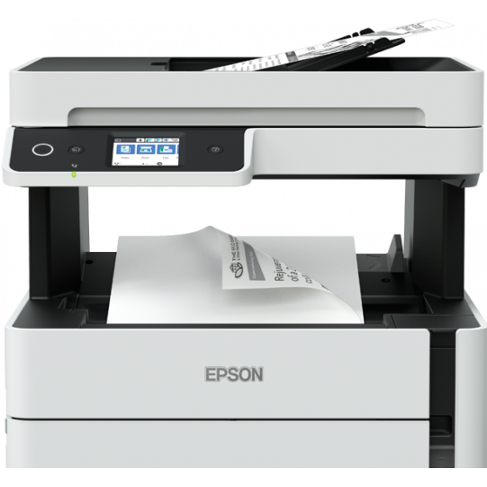 Multifunctionala InkJet Monocrom EcoTank M3170 CISS ADF Wi-Fi Ethernet Duplex Alb