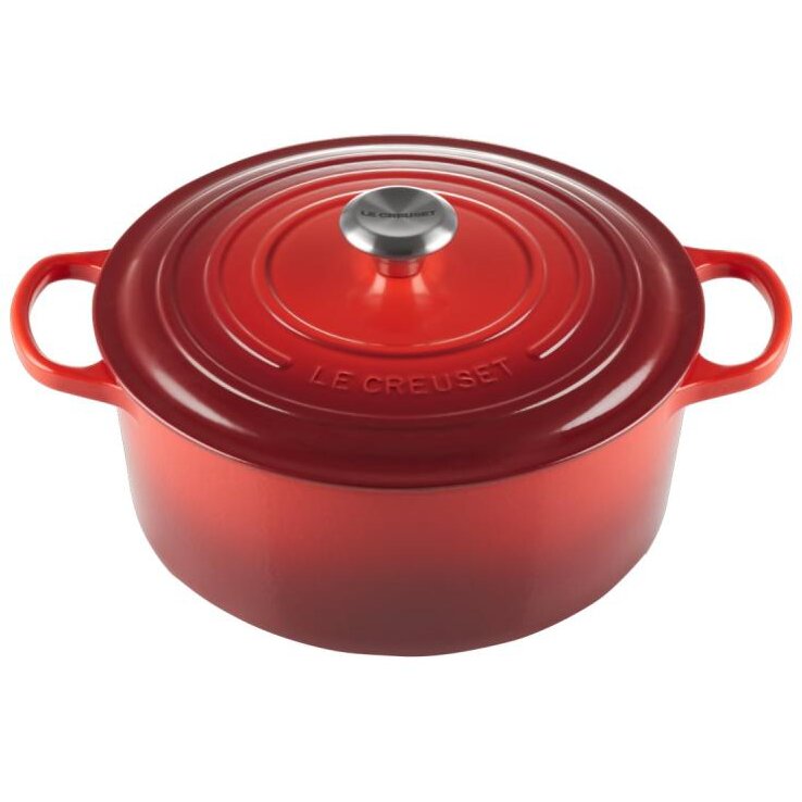 Oala Cu Capac Signature Roaster Round 28Cm Cherry Red