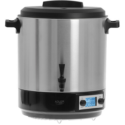 Oala Electrica de Pasteurizare / Sterilizare Borcane AD 4496 28L 2600W Inox/Negru