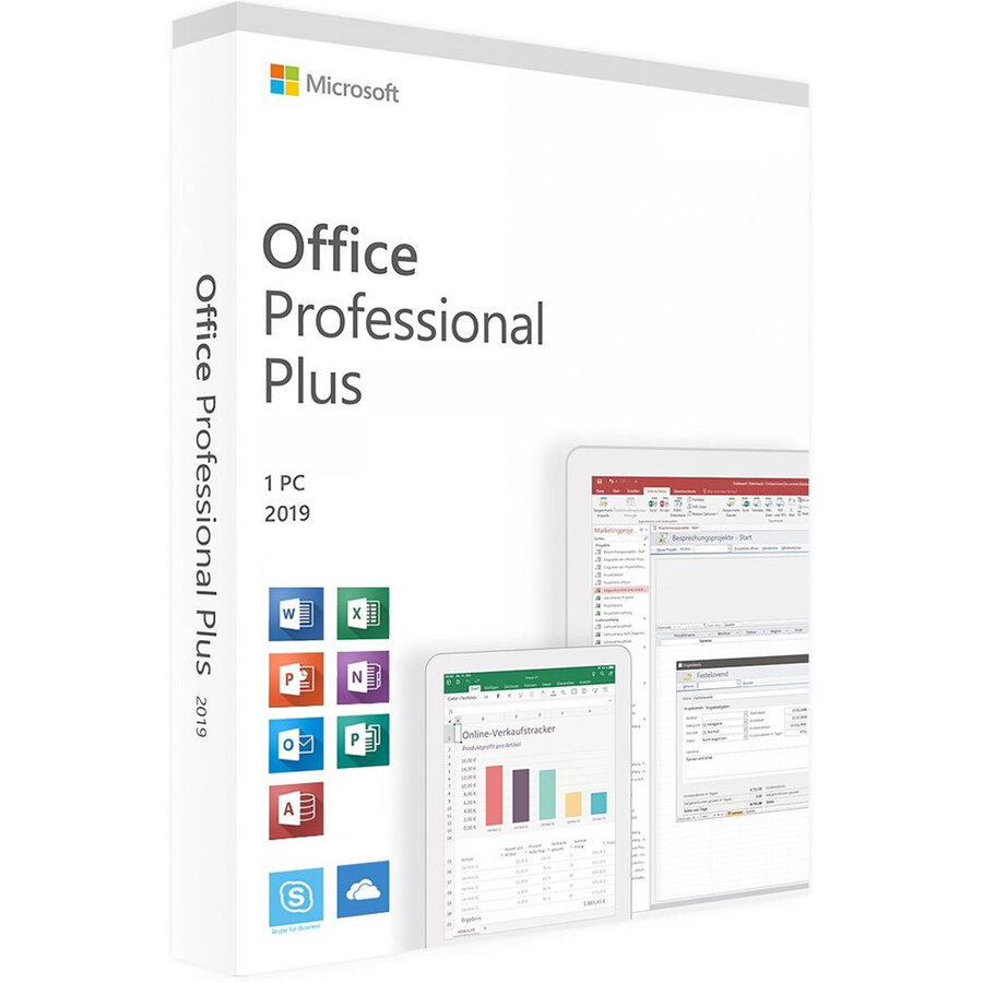 Office 2019 Professional Plus 32/64 bit Multilanguage ISO Retail Licenta Digitala