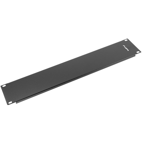 Panel blanking 19 inch 88.9mm 2U Black