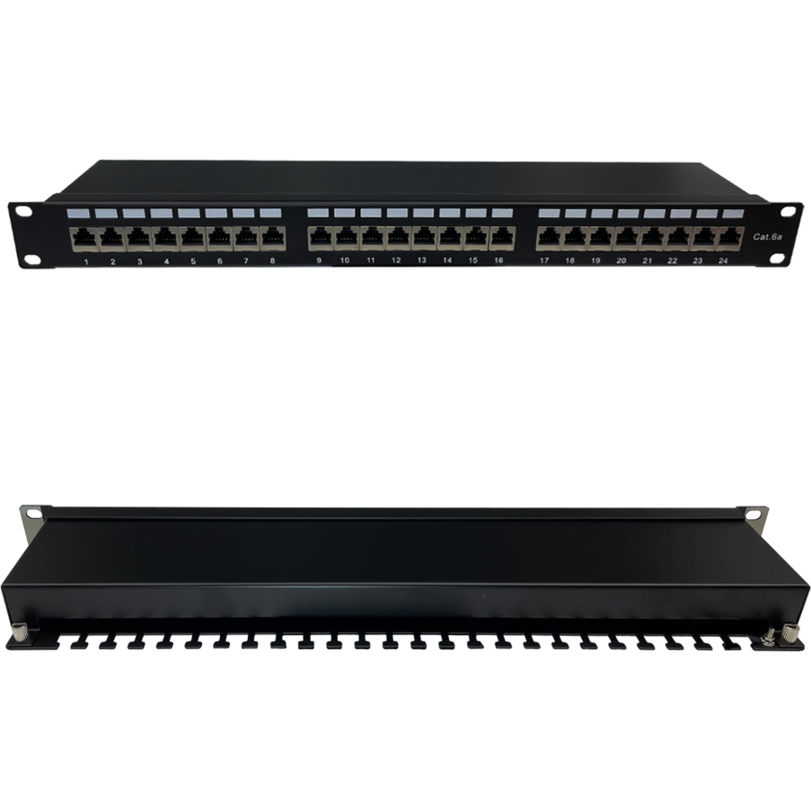 Patch Panel 24 Porturi Black
