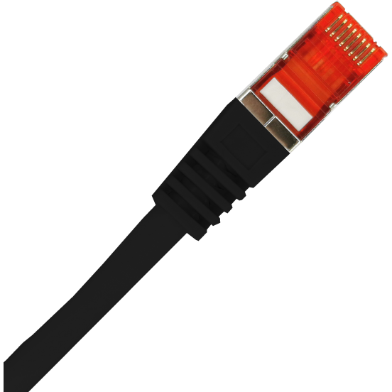 Patchcord F/UTP Cat6 1m Black