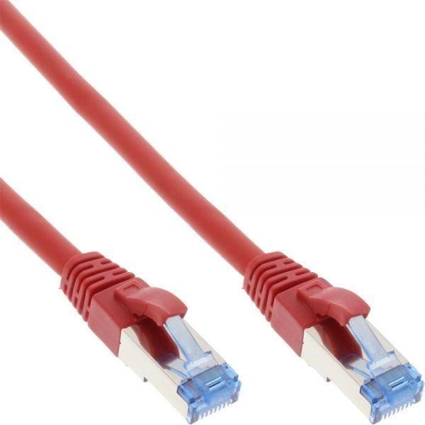 Patchcord S/FTP Cat 6A 0.5m Red
