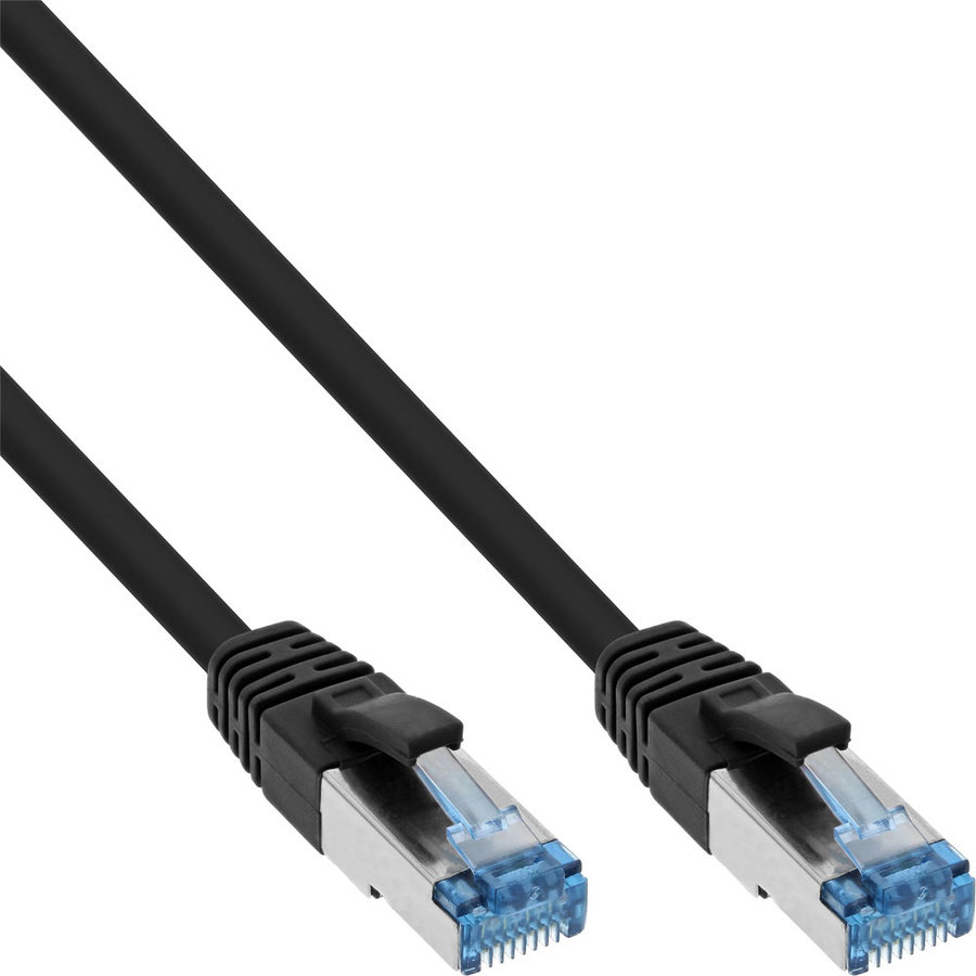 Patchcord S/FTP Cat 6A 1.5m Black