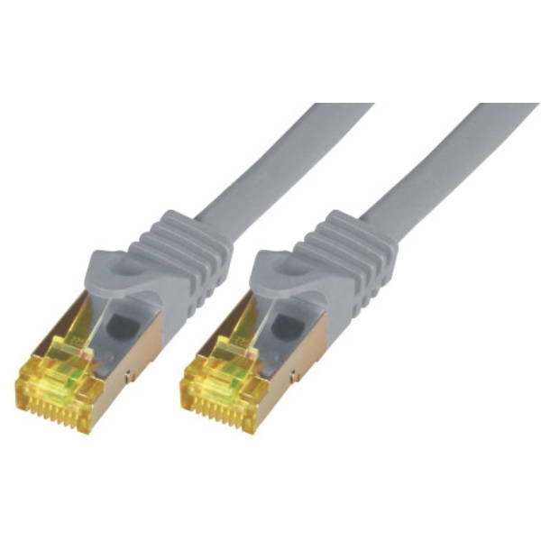 Patchcord S/FTP Cat 7 0.5m Grey