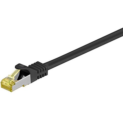 Patchcord S/FTP Cat7 5m Black