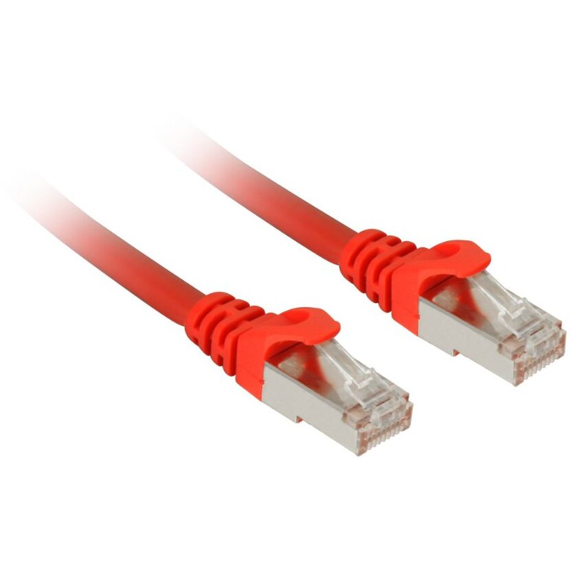 Patchcord S/FTP Cat7 5m Red