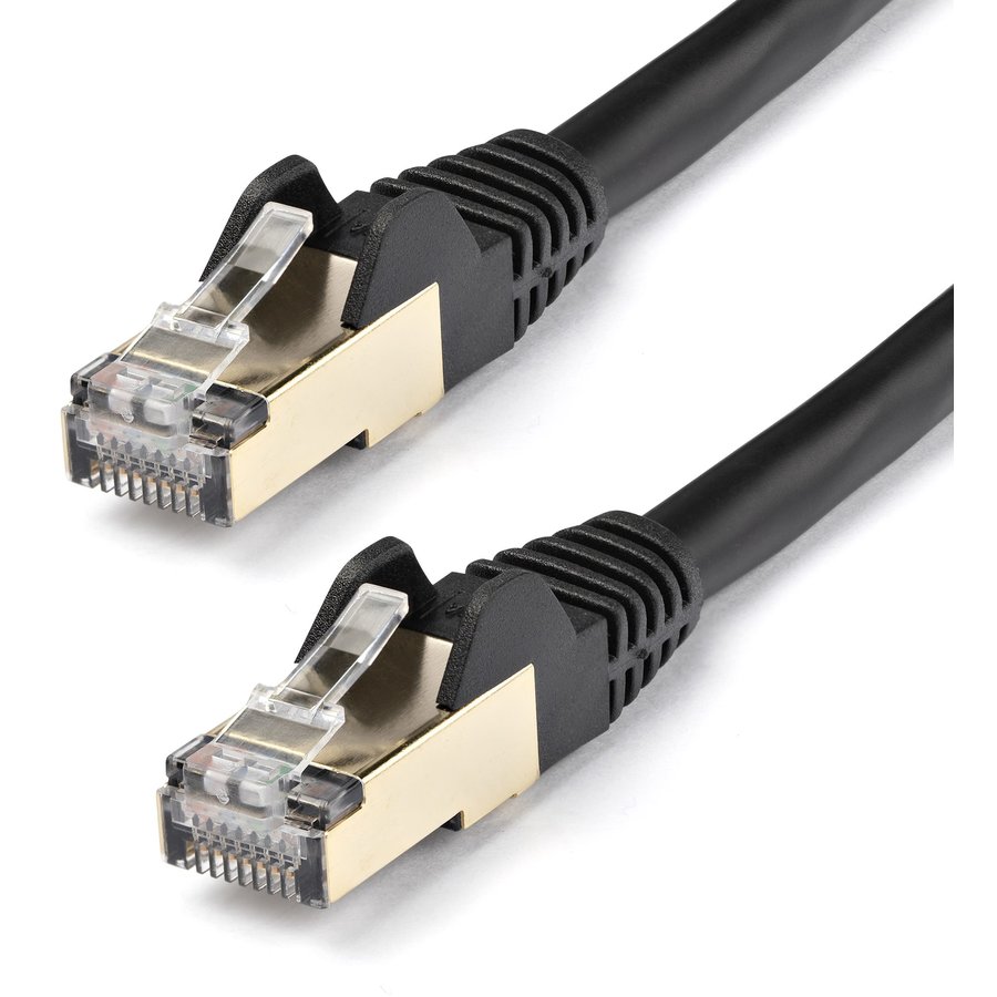 Patchcord STP Cat 6a 10m Black