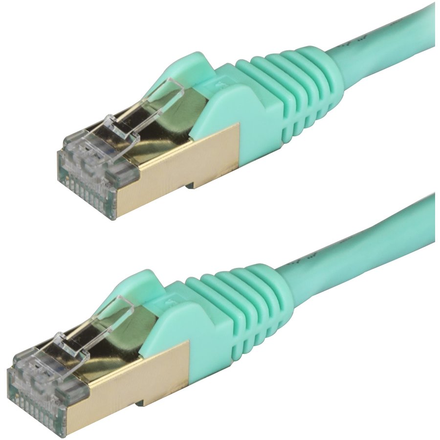 Patchcord STP Cat 6A 3m Aqua