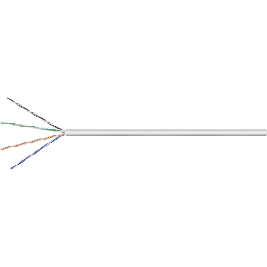 Patchcord U/UTP Cat 5E 100m Grey