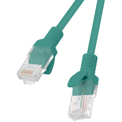 Patchcord UTP Cat 5E 0.5m Green