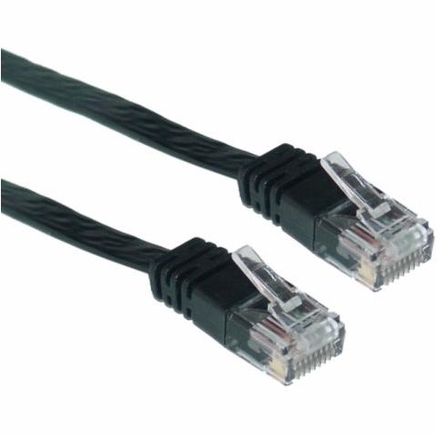 Patchcord UTP Cat 5e 5m Black