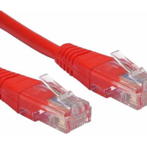 Patchcord UTP Cat5e 7.5m Red