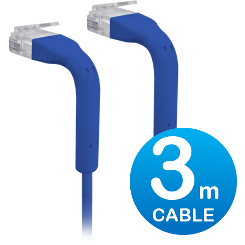 Patchcord UTP Cat6 3m White